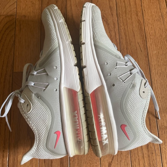 Women’s Nike Airmax Sequent 3 Pure Platinum Racer Pink Size 9 - Picture 5 of 10
